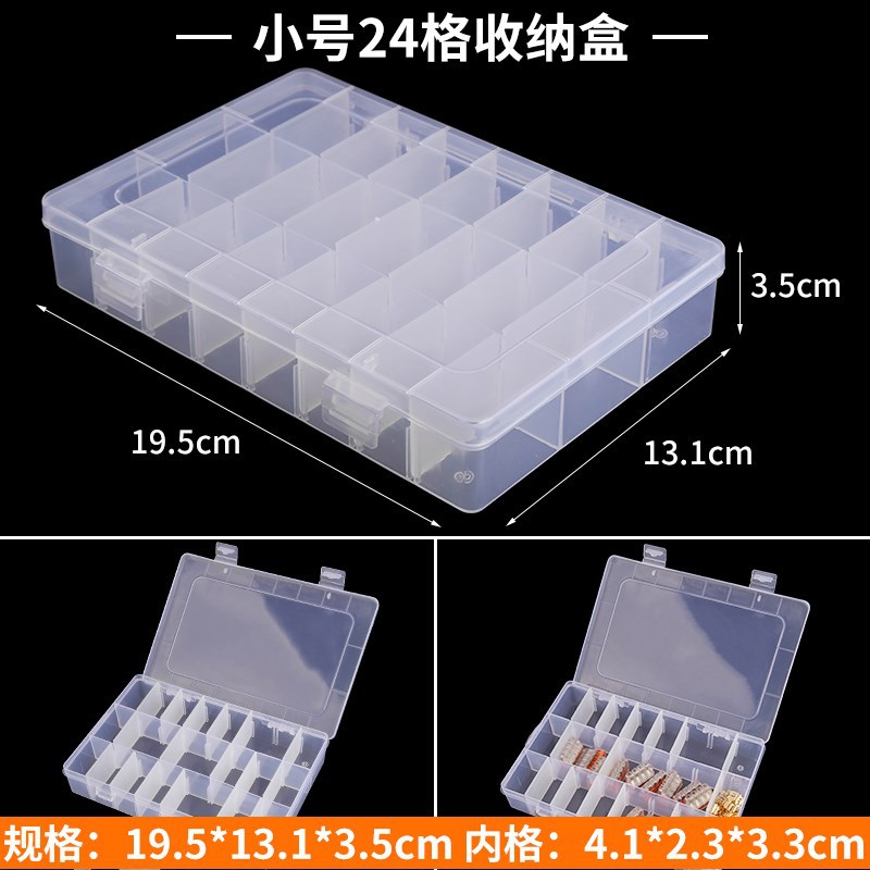 Caja de almacenamiento de piezas de rompecabezas de plástico, compartimento para bloques de construcción, caja para modelo de coche, accesorios de reloj desmontables, caja pequeña para clasificación de componentes.