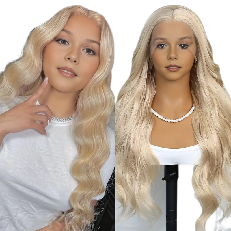 0809 Large Rolls European and American Golden Barbie Cosplay Wig Long Curly Hair Bangs Reliable Quality Chemical Fiber Cos Wig
