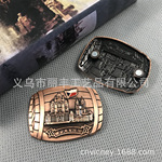 厂家供应捷克金属冰箱贴 酒桶形状旅游纪念品礼品 现货JK-X14