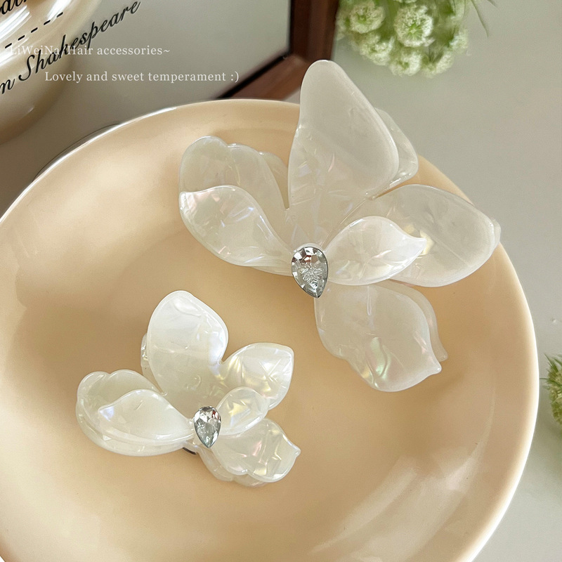 Korean Super Fairy Half-Tied Hair Bougainvillea Clip Women's High-End Acetate Hair Clip 2025 New Hair Shark Clip Korean Super Fairy Half-Tied Hair Bougainvillea Clip Women's High-End Acetate Hair Clip 2025 New Hair Shark Clip