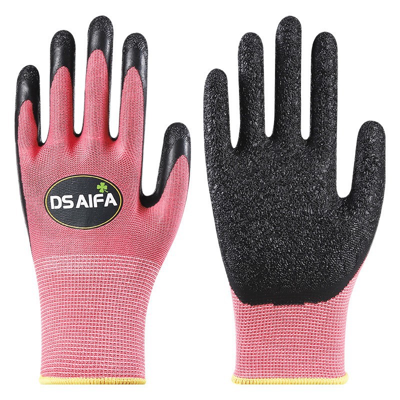 Guantes de protección de jardinería, plantación de flores, anti-punción, trabajo de trabajo, transporte transpirable, resistente al desgaste, antideslizante, impermeable
