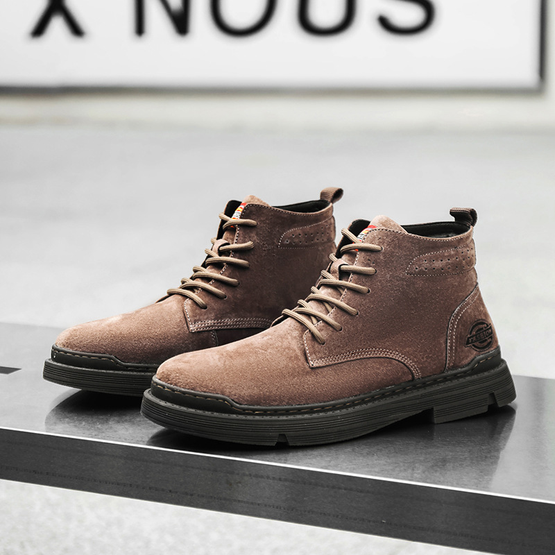 다크 브라운-기모 스타일