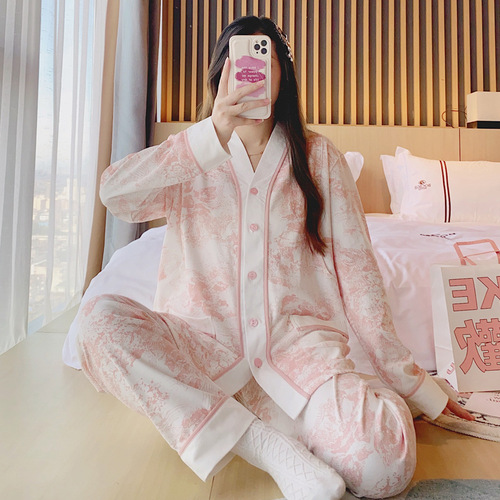 Maternity clothes for the month of pregnancy, cotton spring and autumn maternity pajamas set, prenatal maternity wear, postnatal outerwear, nursing clothes 