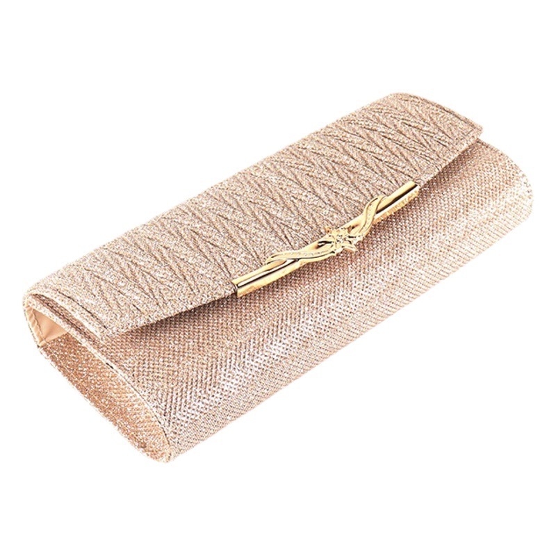 2022 nuevo KTV princesa Bolsa europea y americana moda plisada hombro bolsa casual simple cena banquete crossbody bolso de las mujeres