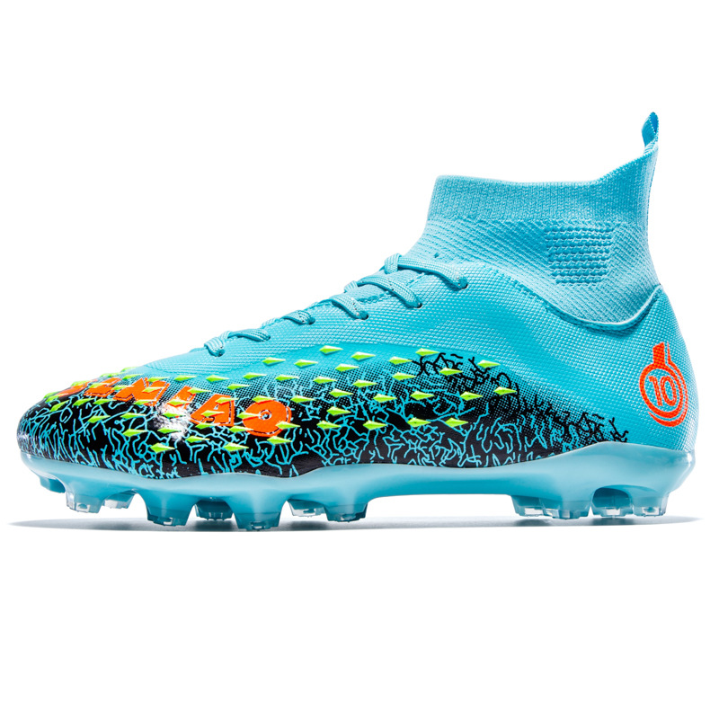 Zapatos de fútbol transfronterizos de alta altura, zapatos de fútbol, zapatos de entrenamiento para estudiantes, hombres, adolescentes adultos