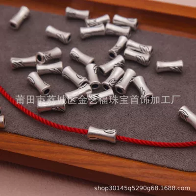Bamboo Leaf Spacer Beads, DIY Necklace – Zərgərlik ara hissələri