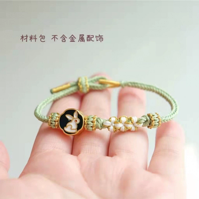 Woven bracelet for beloved, materials set, handmade, wholesale