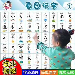 * children's baby reading picture literacy wall chart kindergarten children enlightenment early education character recognition table learning dg