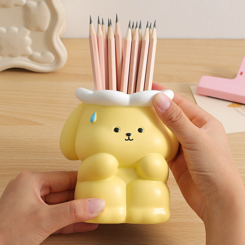 Cute Cartoon Silent Rabbit Pen Holder Ornaments Desktop Decorations Super Large Capacity Healing Decompression Birthday Gift for Students Cute Cartoon Silent Rabbit Pen Holder Ornaments Desktop Decorations Super Large Capacity Healing Decompression Birthday Gift for Students