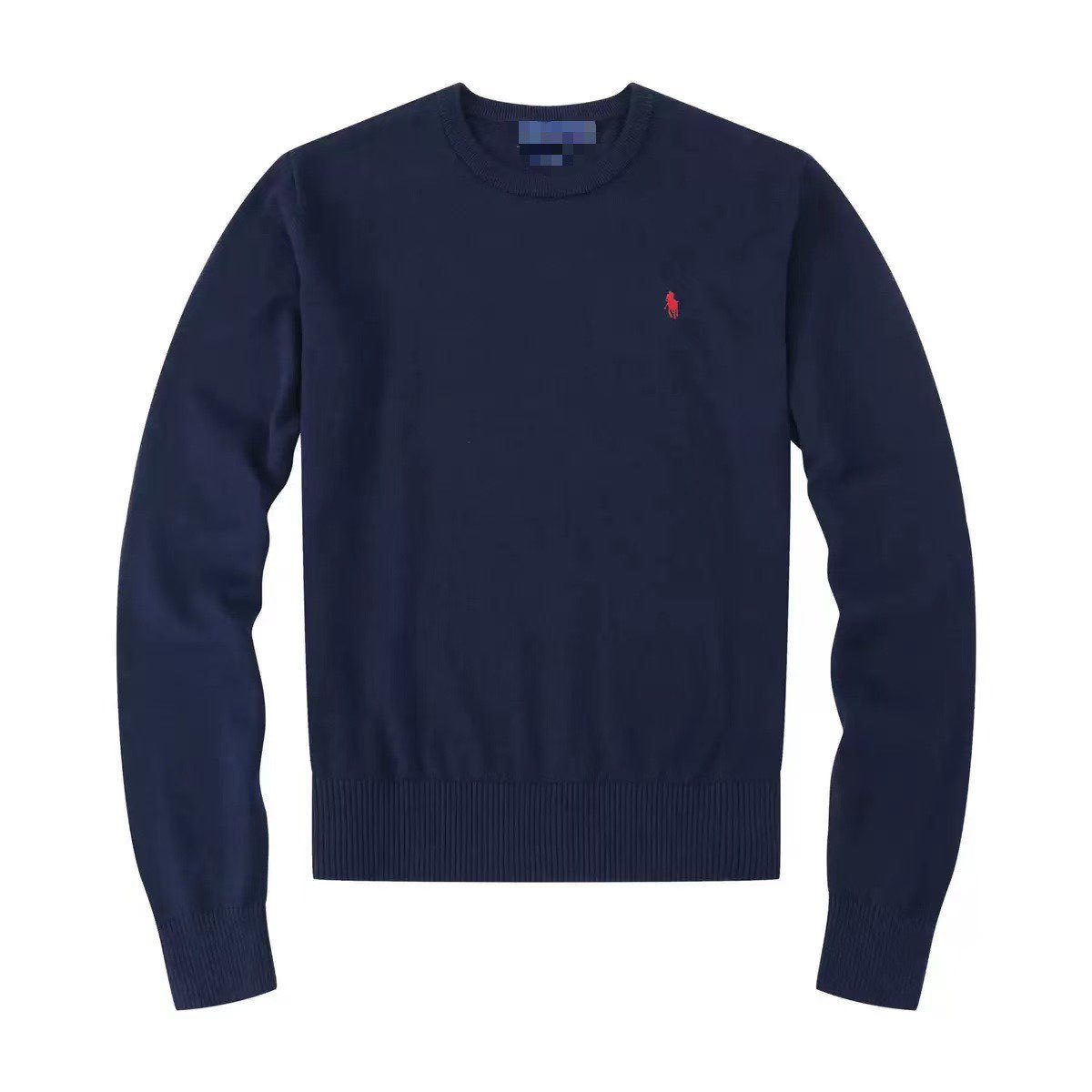 Autumn and Winter New Original Label Rl Pony Label Knitwear Men's Casual Slim Men's Knitwear Round Neck Pure Cotton Knitwear Knitwear