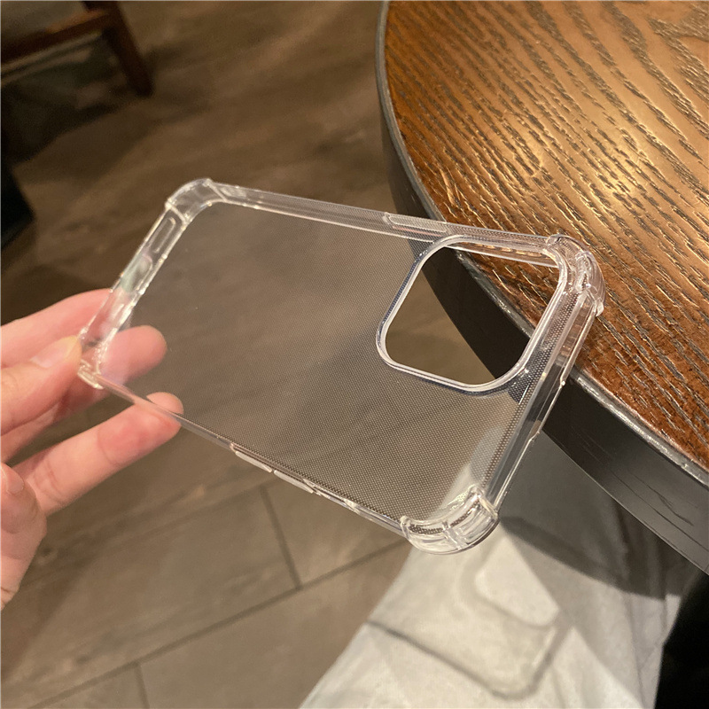 Funda Transparente para iPhone 17 Pro Max, Funda Protectora de TPU con Esquinas Reforzadas y Amortiguación de Impactos para Apple 16 XSMAX