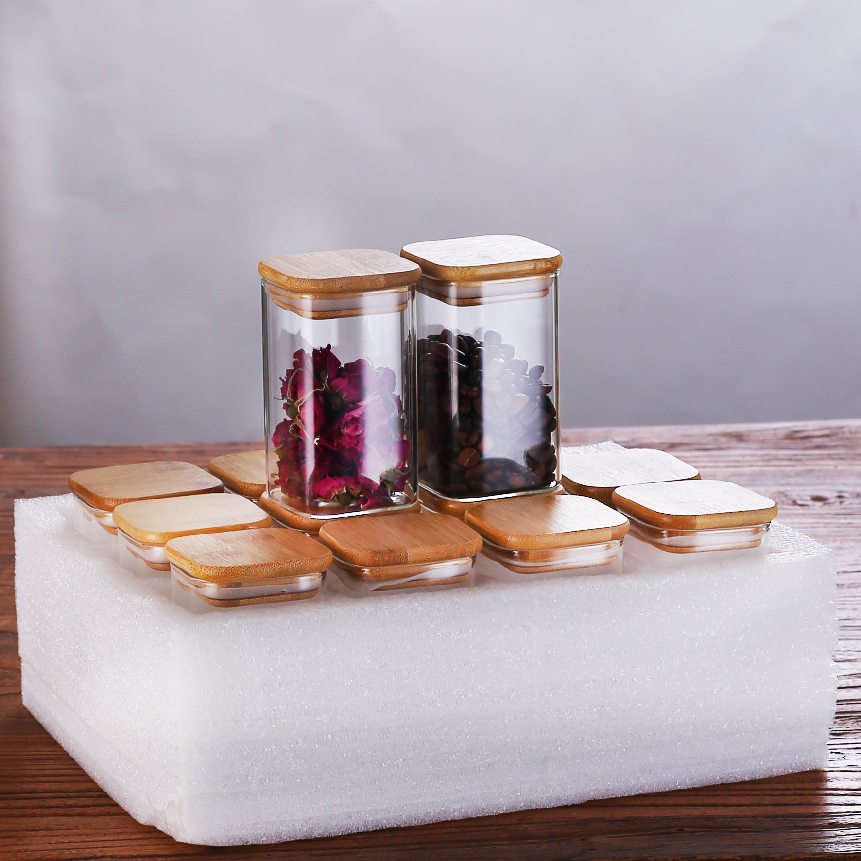 Embalaje transfronterizo de algodón de perla doce piezas set tet