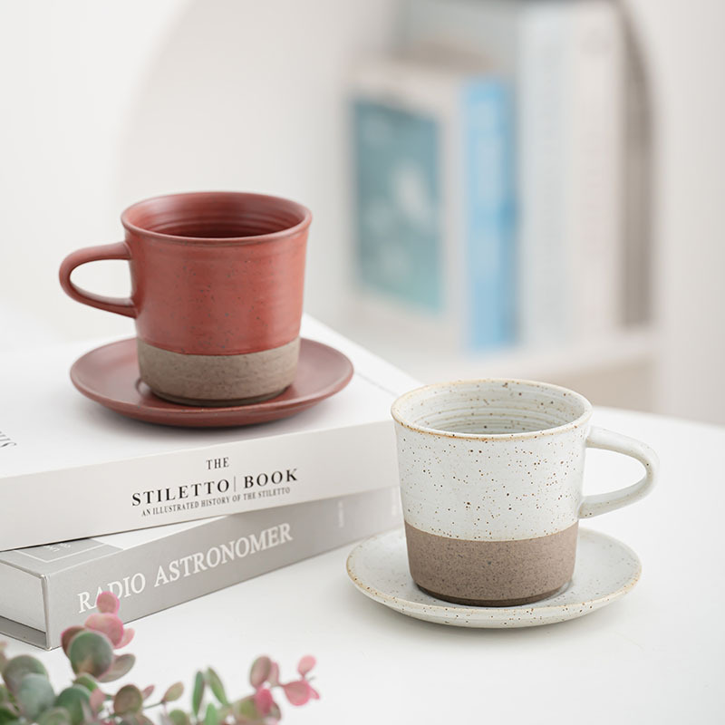 Taza de café de alta calidad, taza de cerámica de alto valor, taza de marca medieval, taza de menú de la tarde, taza de cappuccino personalizada