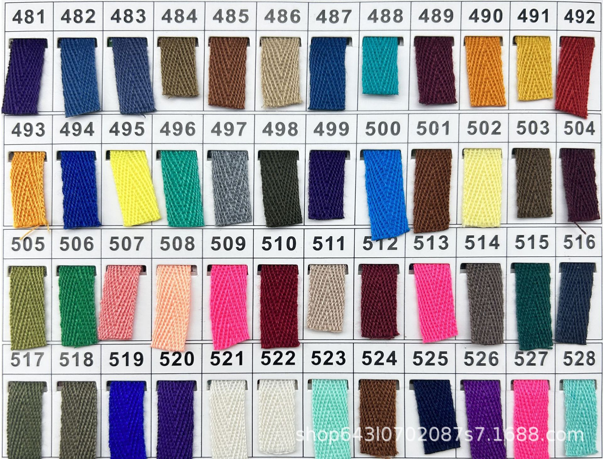Cinturón de algodón multicolor en herringbone 1cm de cuello trasero chaqueta de ropa infantil accesorios de prenda de cuello bolsa de banda de borde image 9