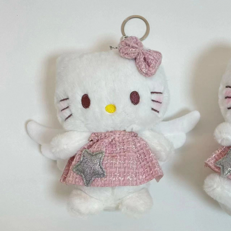かわいい少女のぬいぐるみの天使KT翼のスカートのカバンのペンダント|undefined