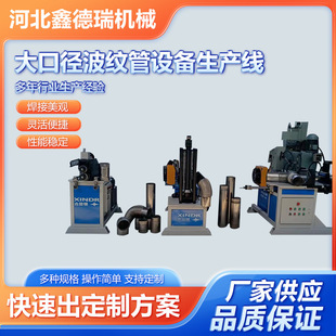 Large Diameter Corrugated Pipe Equipment Double Wall Corrugated Pipe Equipment Spot Corrugated Compensator Equipment Corrugated Pipe Production Line