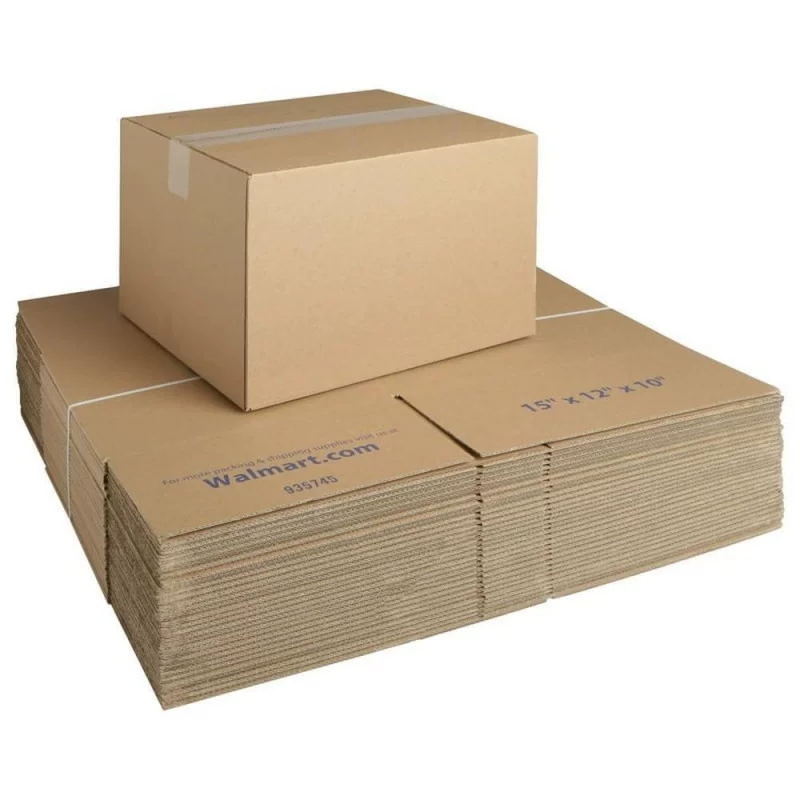 30-Count Recycled Shipping Boxes 15x12x10 inches-Friendl