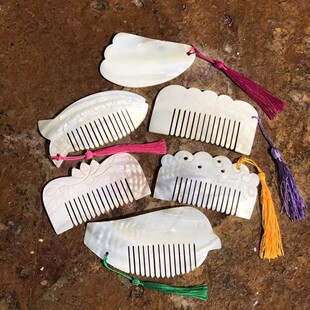Pearl shell comb natural conch creative scraping board seaside travel vacation special crafts creative gifts