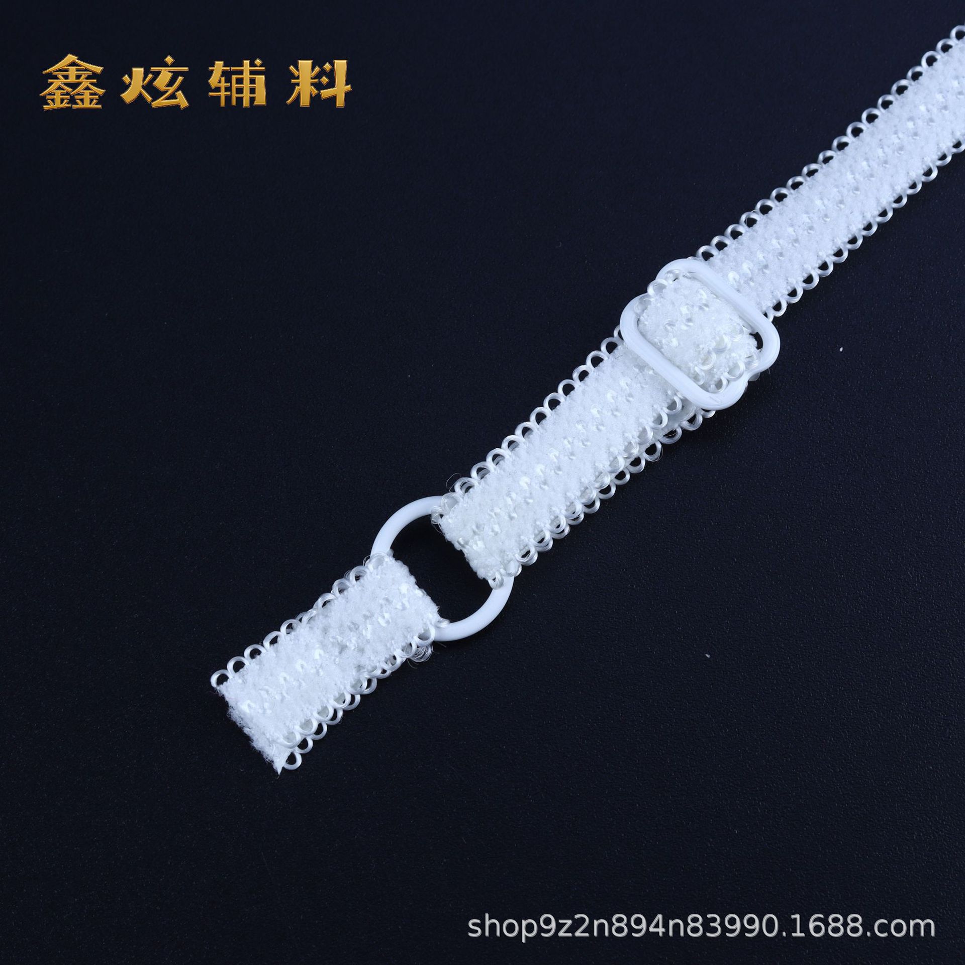 (고무 코팅 버클) 폭 1.0cm*길이 36, 오리지널 화이트(A19 모델)*싱글