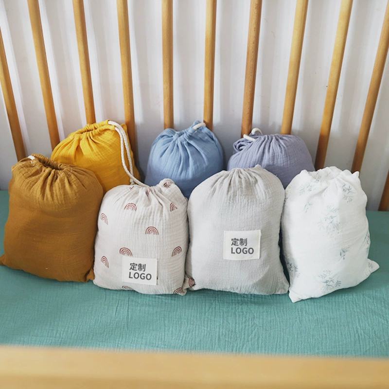 Трансграничная Амазонка Хлопок Креп Детская Хлопковая Пряжа Шляпа Сплошной Цвет Шляпа Двухслойная Хлопковая Пряжа Дышащий Комплект Простыни