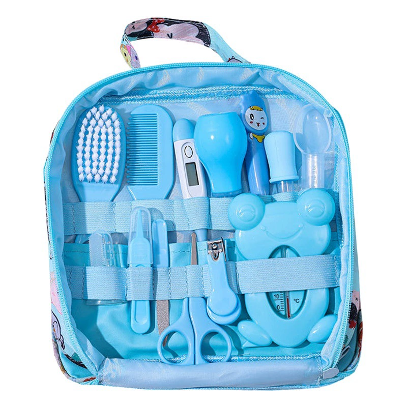 Набор для ухода за ребенком Ткань сумка для ухода за ребенком назальный ингалятор для ногтей термометр 13 комплектов ежедневных уборок