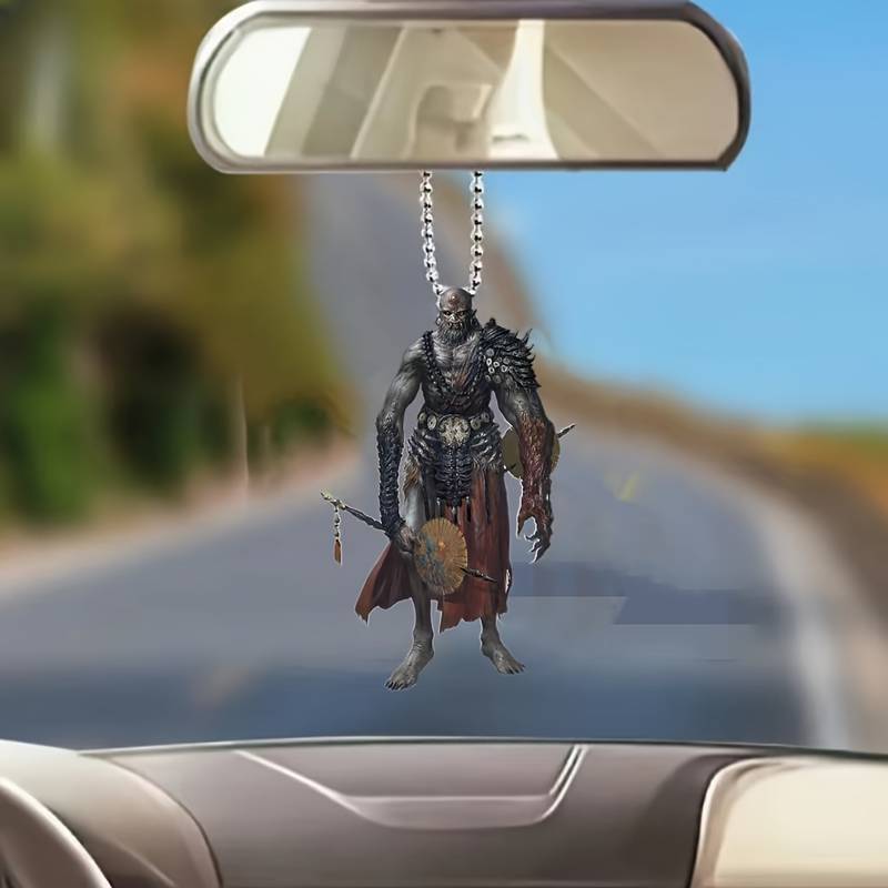 Nuevo mito de Sun Wukong dibujos animados colgante acrílico plano transfronterizo automóvil colgante retrovisor colgante para el hogar image 8