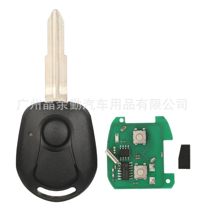 For Ssangyong Actyon Kyron Rexton car key remote control 315/433/447 frequency 4D60 (Car Keys) - 315mhz-d60-flat-milling-embryo