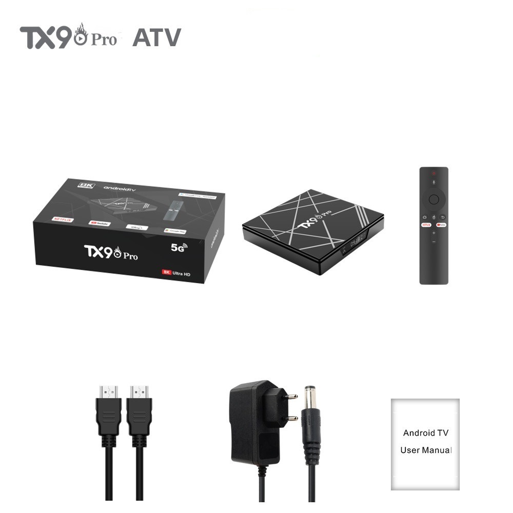 TX90 PRO TV BOX H616 Android 13 TV Set Top Box 5G WIFI PK HK1 RBOX