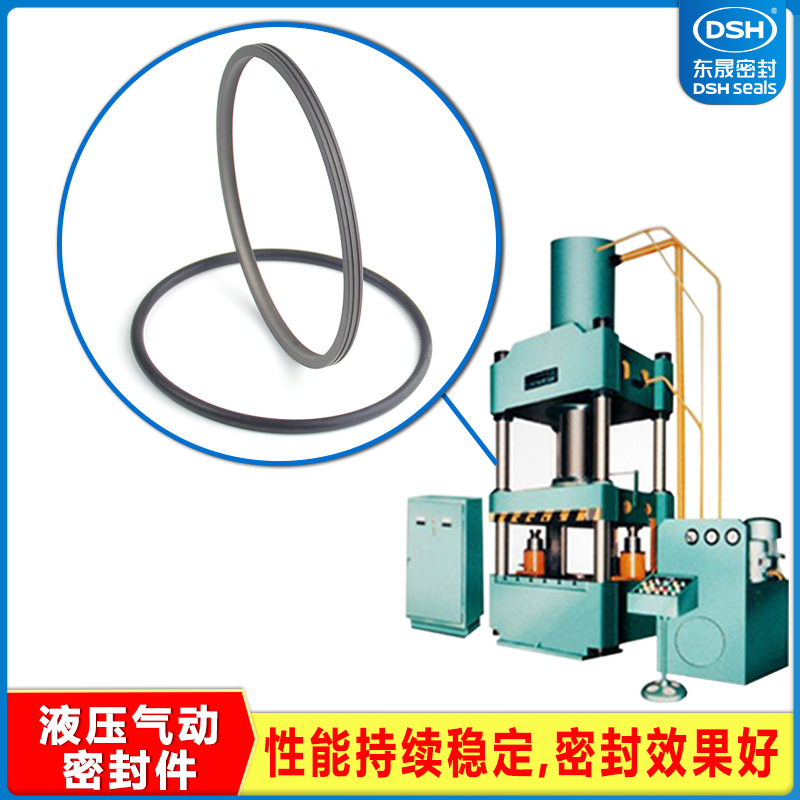 厂家批发格莱圈 东晟油缸耐高温派克活塞孔用旋转四氟格莱圈 现货