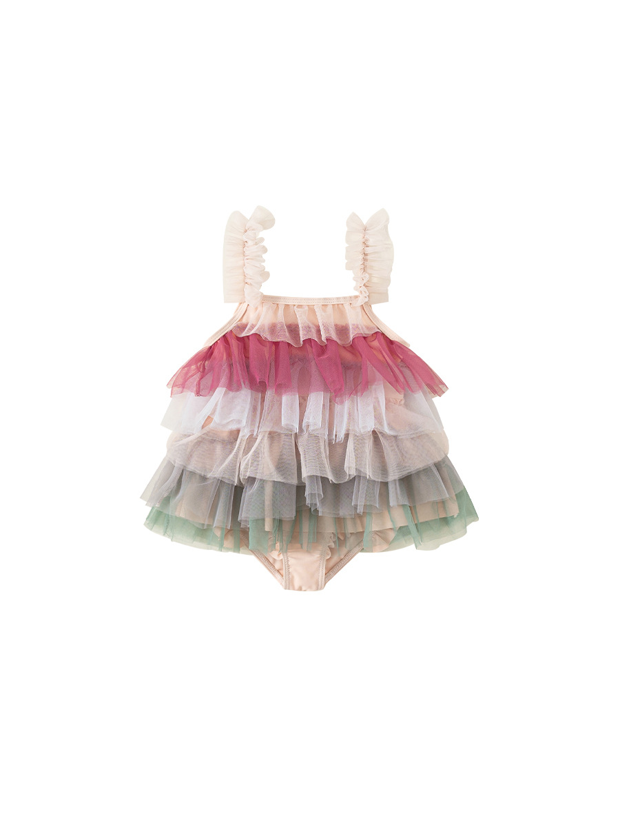Youbao ropa para niños dulce tirantes falda de pastel traje de baño para niños traje de baño de verano traje de baño para bebés traje de baño para niñas de una pieza