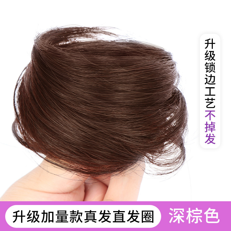 풀 리얼 헤어 스트레이트너 - 다크 브라운