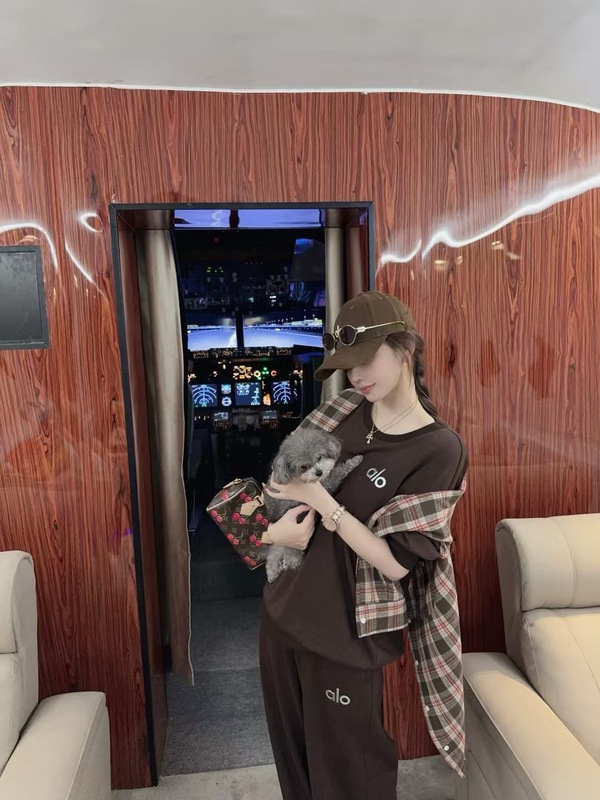 2025新款韩版秋季运动休闲圆领卫衣阔腿裤美拉德南油高定套装|undefined