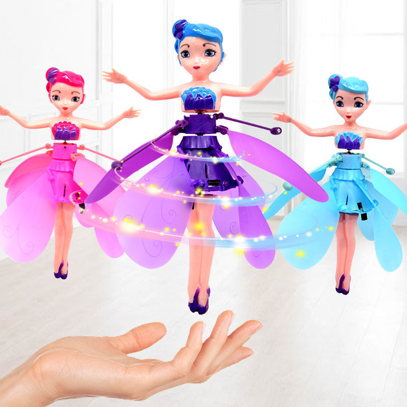 Shake the same toy flying fairy suspension induction aircraft small flying fairy fall-resistant children's toys