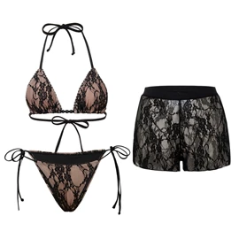 比基尼;连体泳衣;泳裤