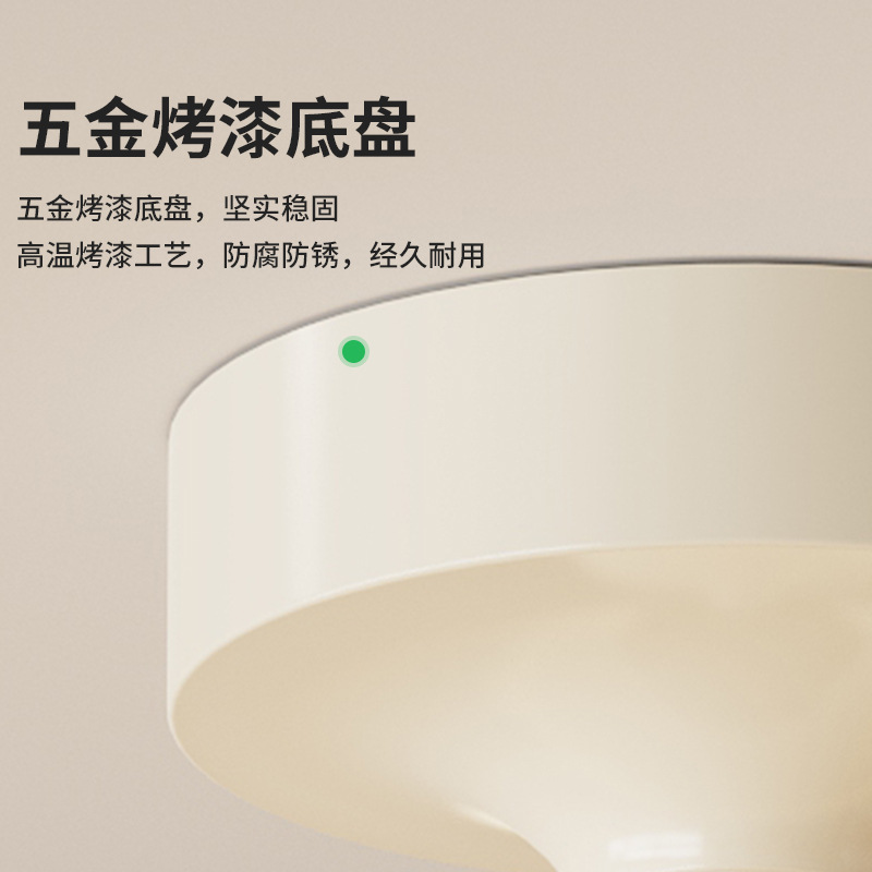 Lámpara de techo de estilo francés color crema para dormitorio, lámpara de comedor, lámpara de techo con protección para los ojos para habitación infantil, lámpara de techo minimalista moderna 412L.