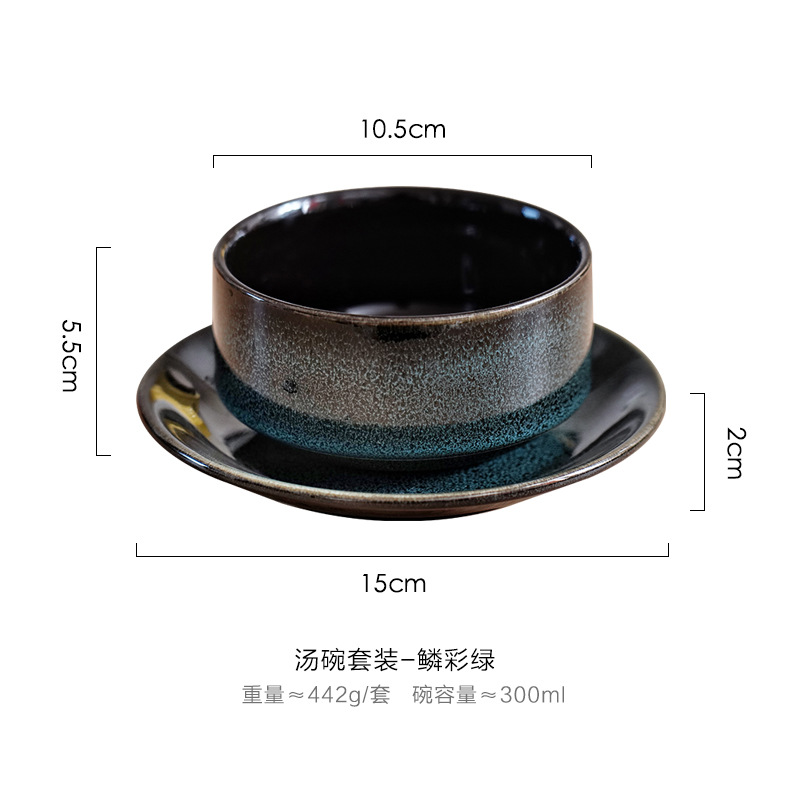 Tazón de cerámica para sopa, tazón con forma de nido de pájaro, tazón para ensalada de frutas, vajilla, tazón para postre de agua azucarada, tazón pequeño para sopa de desayuno, diseño creativo