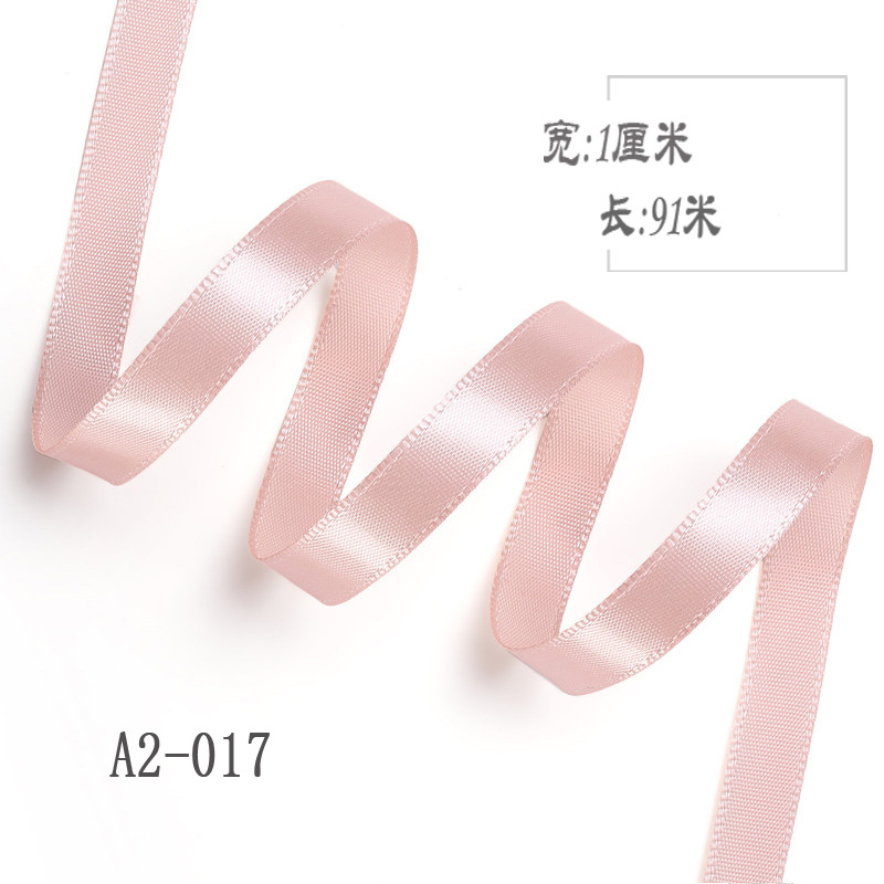 1cm cinta de poliéster arco DIY cinta boda fresco ramo fruta caja de regalo de embalaje colorido satén cinta decorativa