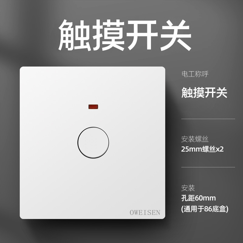 86型白色パネル家庭用大型板暗装壁電源二三コンセント一開エアコン16Aスイッチコンセント|undefined