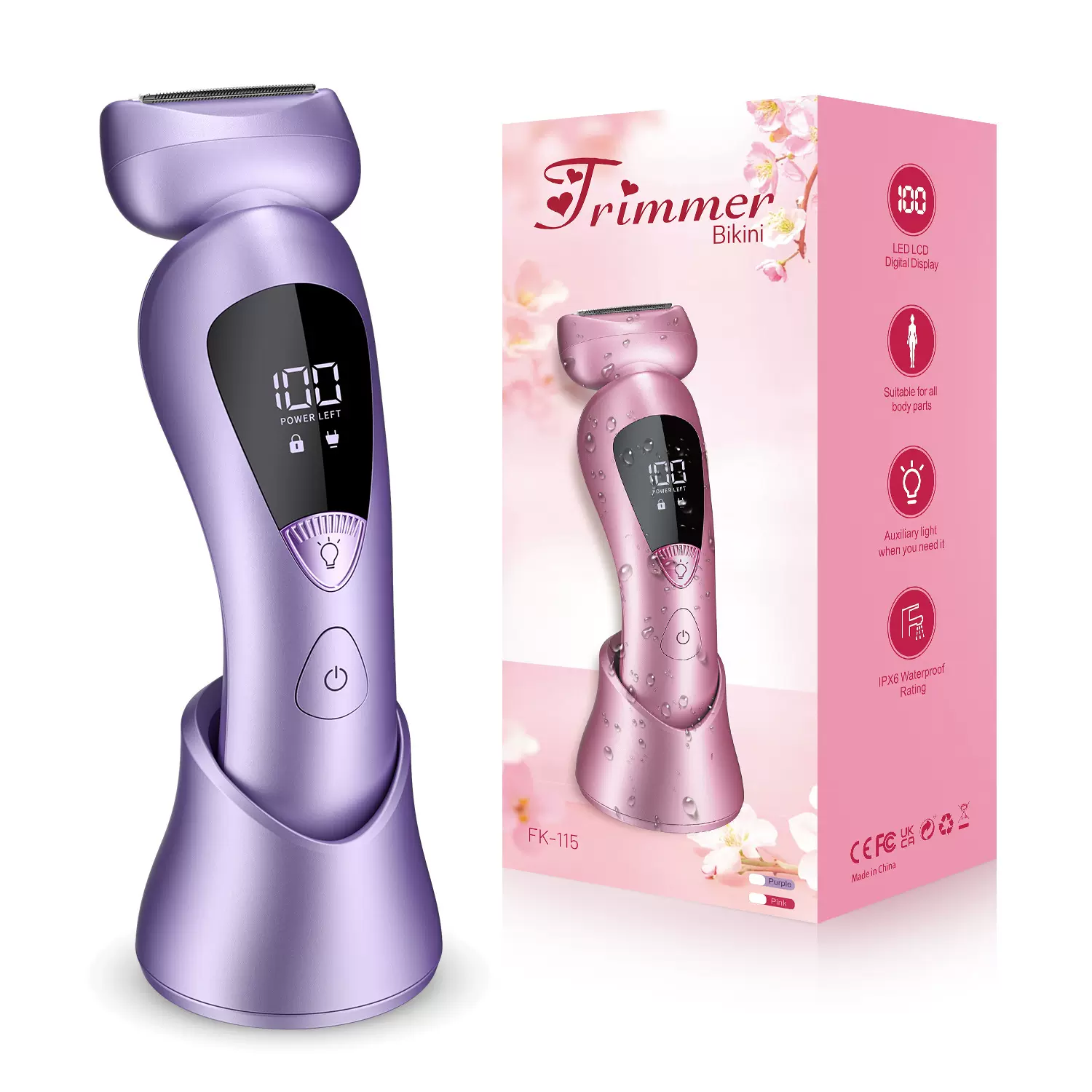 电动剃毛器私处刮毛刀女士全身水洗刮腋毛剃汗毛腿毛便携式神器