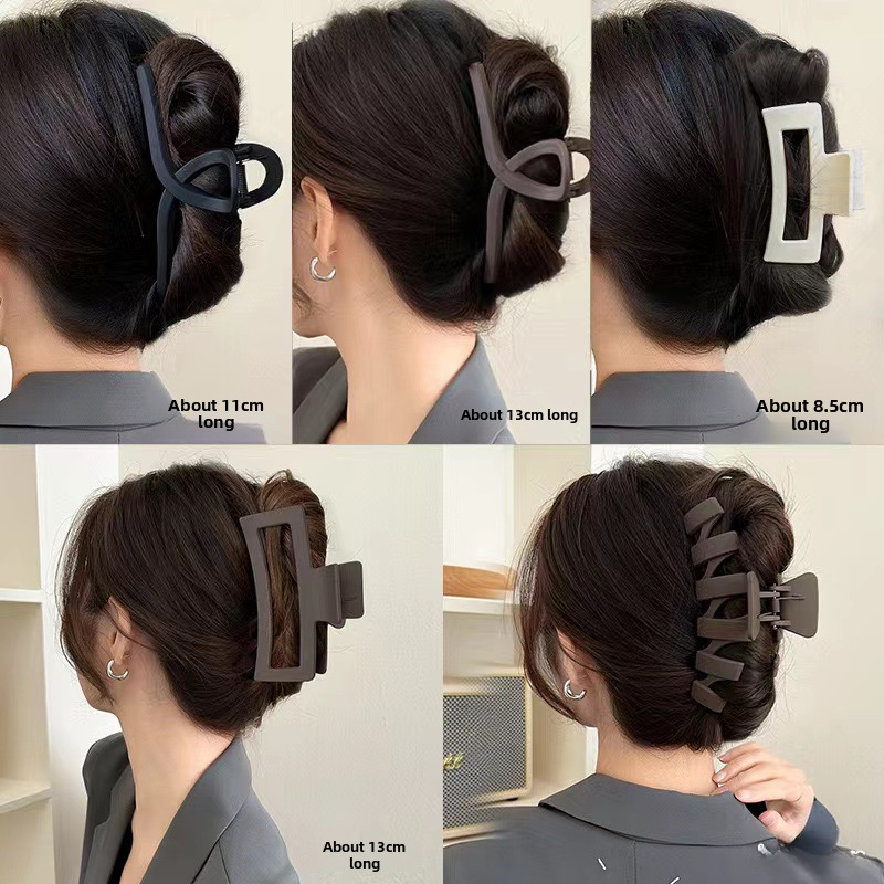 Fermaglio per capelli a disco Fermaglio per capelli Grande quantità di capelli Multi-smerigliato Fermaglio per squalo Semplice Copricapo di alta qualità Accessori per capelli_voghion.com