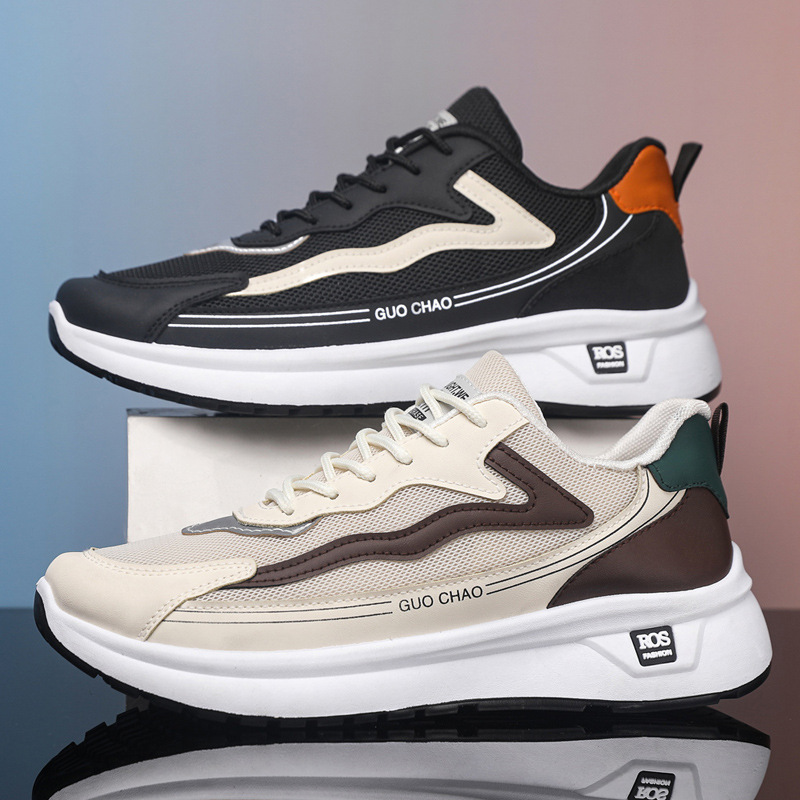 Zapatos deportivos Gump 2026 primavera nuevos zapatos de hombre de malla juvenil para correr zapatos casuales de moda al por mayor transfronterizos