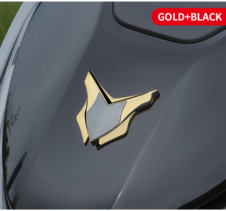 Logo Pattern Design for Cars, Motorcycles, Electric Vehicles, Personalized Modification Decoration Stickers, Zinc Alloy, Stainless Steel Metal