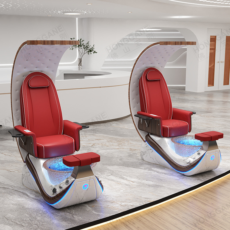 电动美甲沙发椅美甲美脚沙发椅多功能智能沐足按摩椅足疗豪华spa