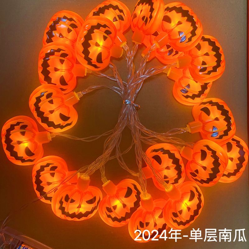 クロスボーダー Amazon ハロウィンライトストリングシーンレイアウト LED カボチャゴーストライトストリング屋外ホリデーデコレーション LED ライト|undefined