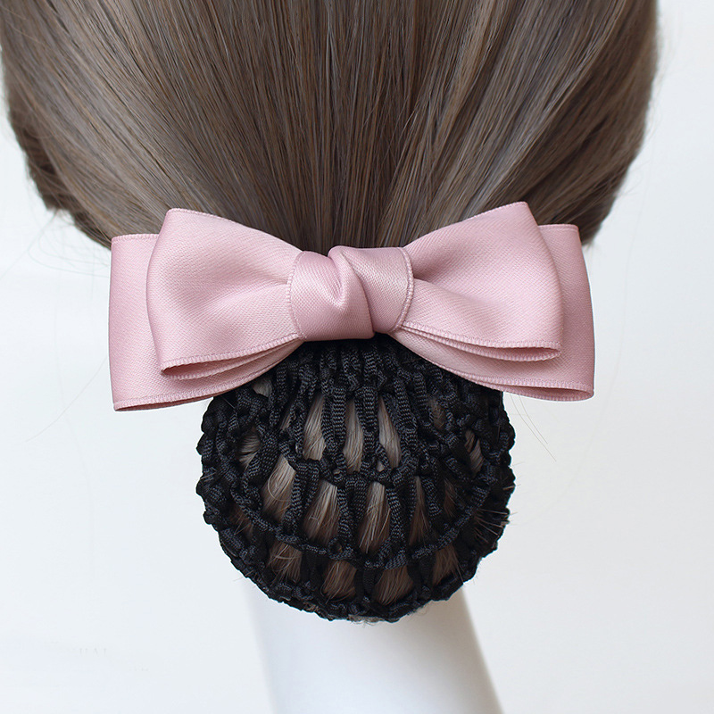 [HY 더블 레이어 헤어네트] 거친 메쉬 핑크