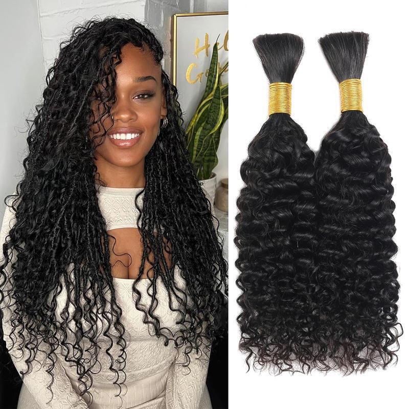 2025 New Cross-Border Dropshipping of Large Amounts of Curly Human Hair Braids for Cross-Border Dropshipping