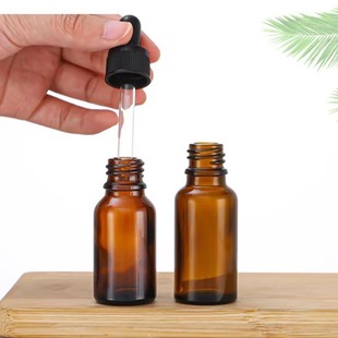 Wholesale food grade 30ml brown essence oil bottle 5ml dark brown dropper bottle 10ml brown dropper bottle