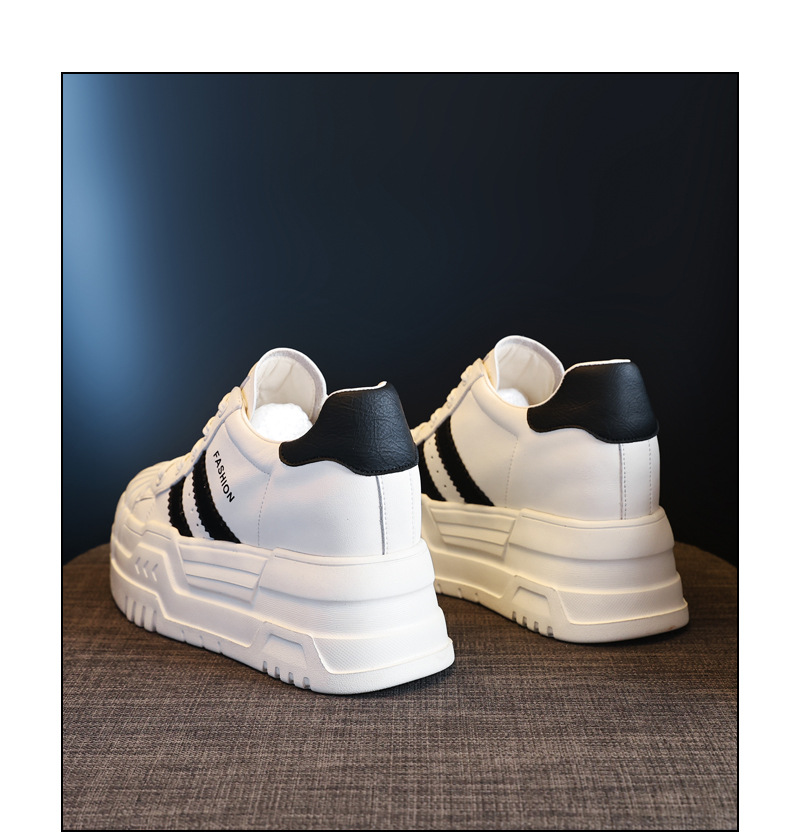 Giày sneaker nữ đế dày độn cao bên trong, phối màu be dễ phối đồ, form chunky thoải mái — Màu be chi tiết 20