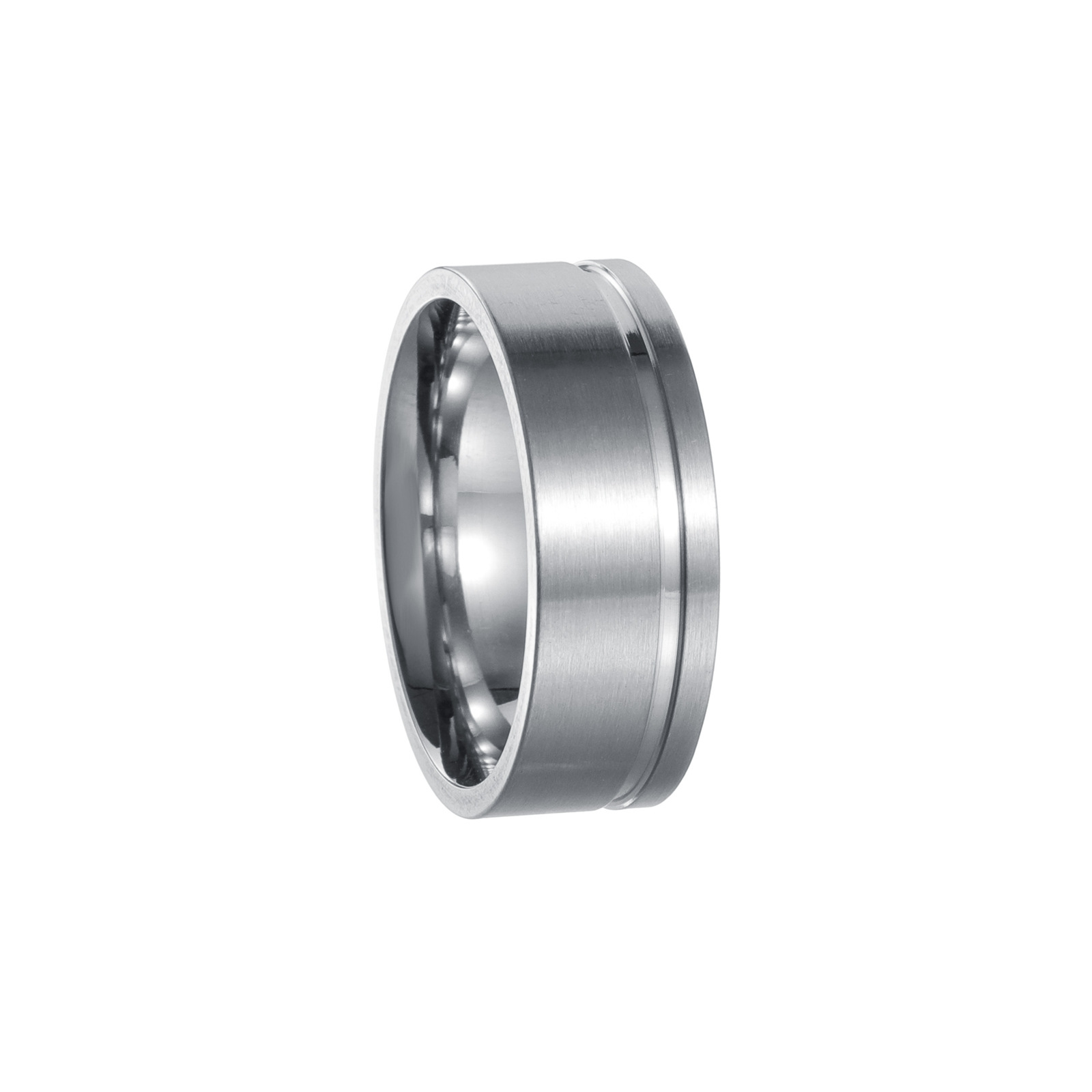 Simple Style Solid Color Titanium Steel Plating Men's Rings display picture 7