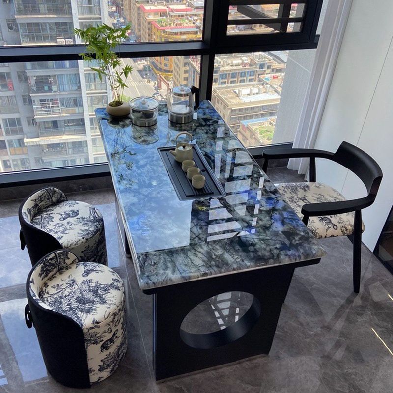 意式极简超晶石原石茶桌椅组合家用阳台小户型轻奢茶桌办公泡茶几|undefined